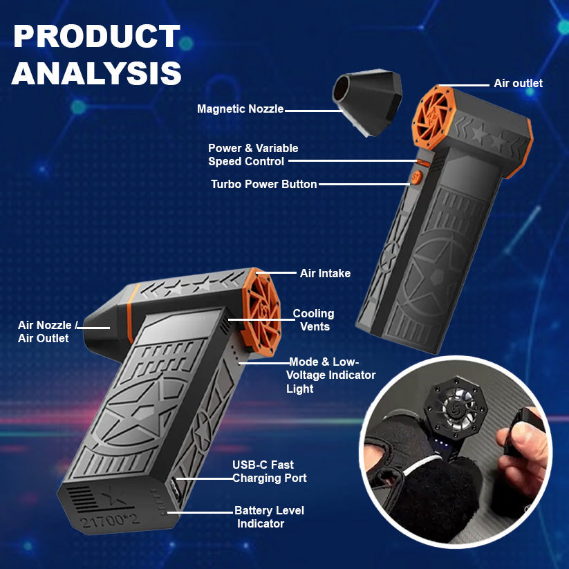 TAILEDEN 5000W Thermal Snow Blower